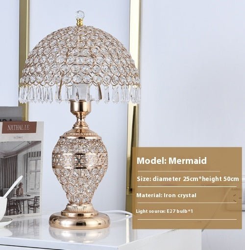 Luxurious Crystal Lights Romantic Bedroom Lighting - IVOIRART.COM