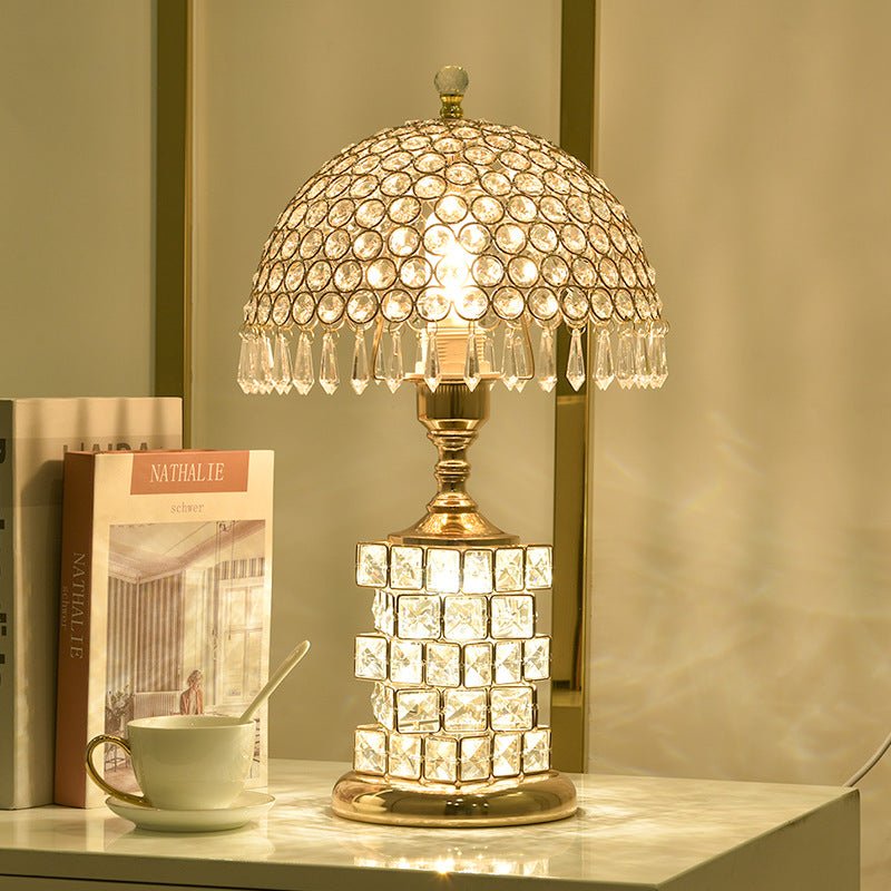 Luxurious Crystal Lights Romantic Bedroom Lighting - IVOIRART.COM