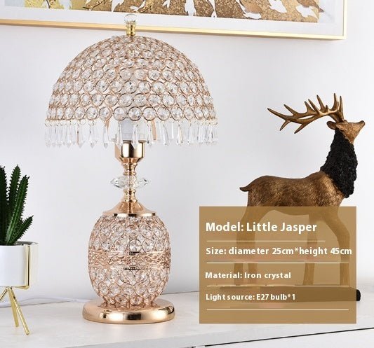 Luxurious Crystal Lights Romantic Bedroom Lighting - IVOIRART.COM