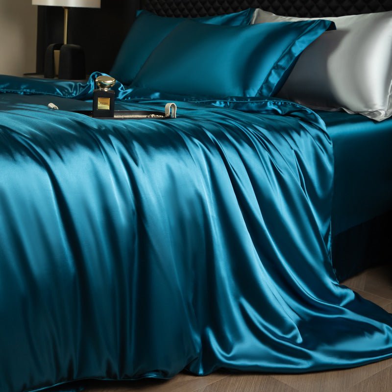 Luxury Real Double Sided Silk Naked-Sleep Duvet Cover Set - IVOIRART.COM