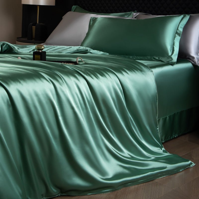 Luxury Real Double Sided Silk Naked-Sleep Duvet Cover Set - IVOIRART.COM
