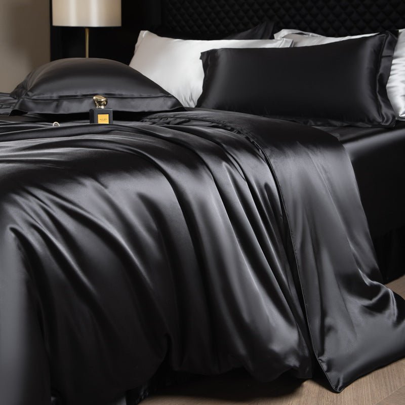 Luxury Real Double Sided Silk Naked-Sleep Duvet Cover Set - IVOIRART.COM