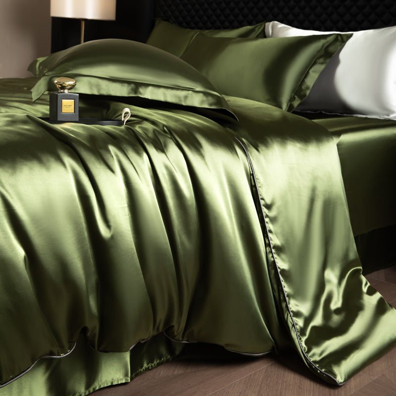 Luxury Real Double Sided Silk Naked-Sleep Duvet Cover Set - IVOIRART.COM