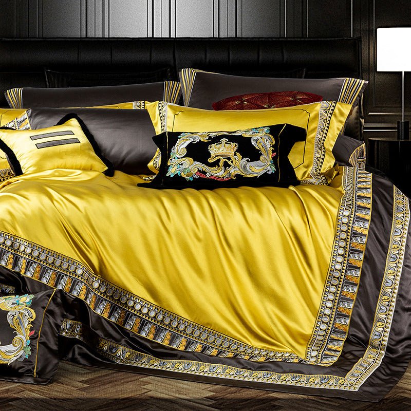 Luxury Villa Four-piece Set Of European-style Bedding - IVOIRART.COM
