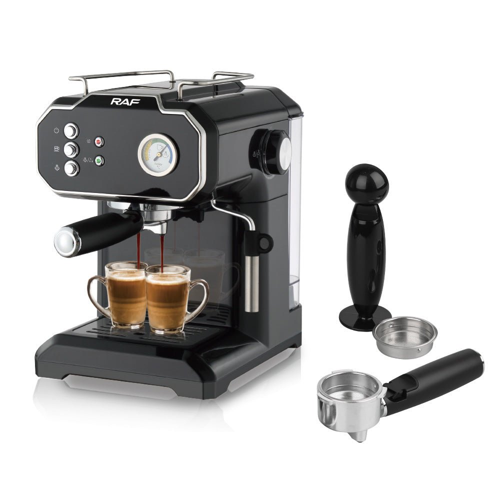 Machine à café domestique semi-automatique à vapeur haute pression pour mousse de lait - IVOIRART.COM