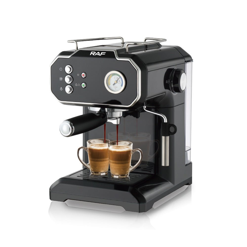 Machine à café domestique semi-automatique à vapeur haute pression pour mousse de lait - IVOIRART.COM