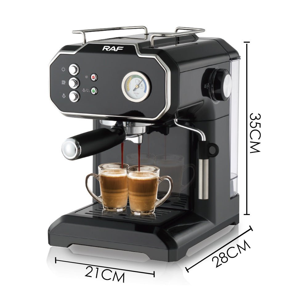 Machine à café domestique semi-automatique à vapeur haute pression pour mousse de lait - IVOIRART.COM