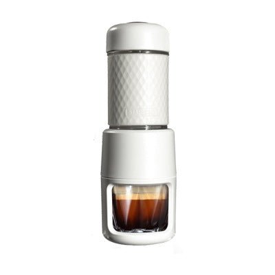 Machine à café expresso manuelle portable, semi-automatique en acier inoxydable - IVOIRART.COM