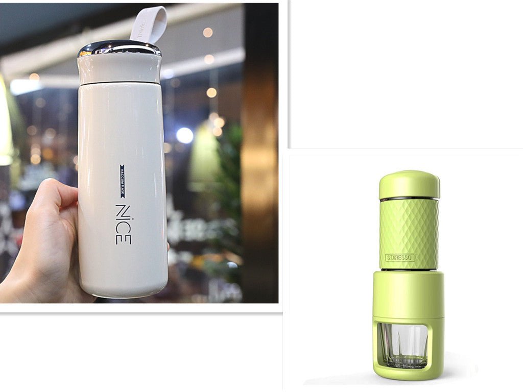 Machine à café expresso manuelle portable, semi-automatique en acier inoxydable - IVOIRART.COM