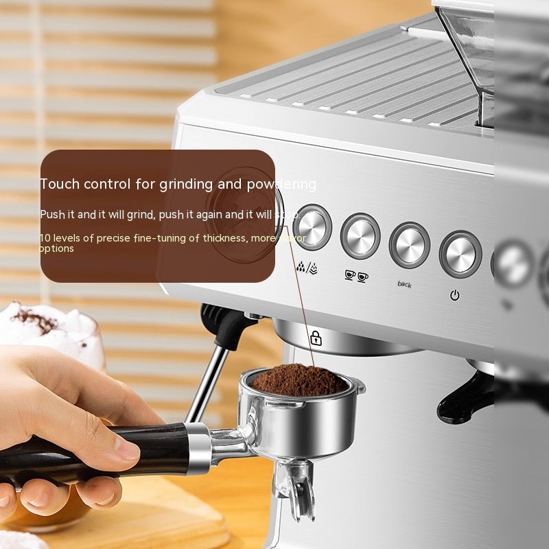 Machine à café italienne automatique entièrement domestique pour café moulu concentré - IVOIRART.COM