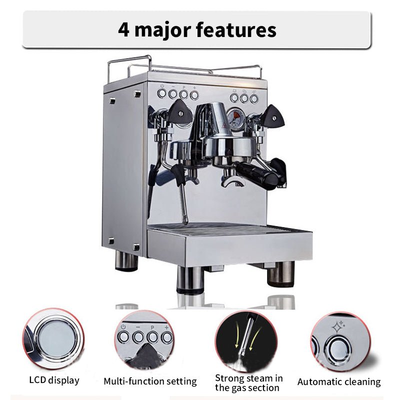 Machine à expresso semi-automatique complète pour usage domestique et professionnel - IVOIRART.COM
