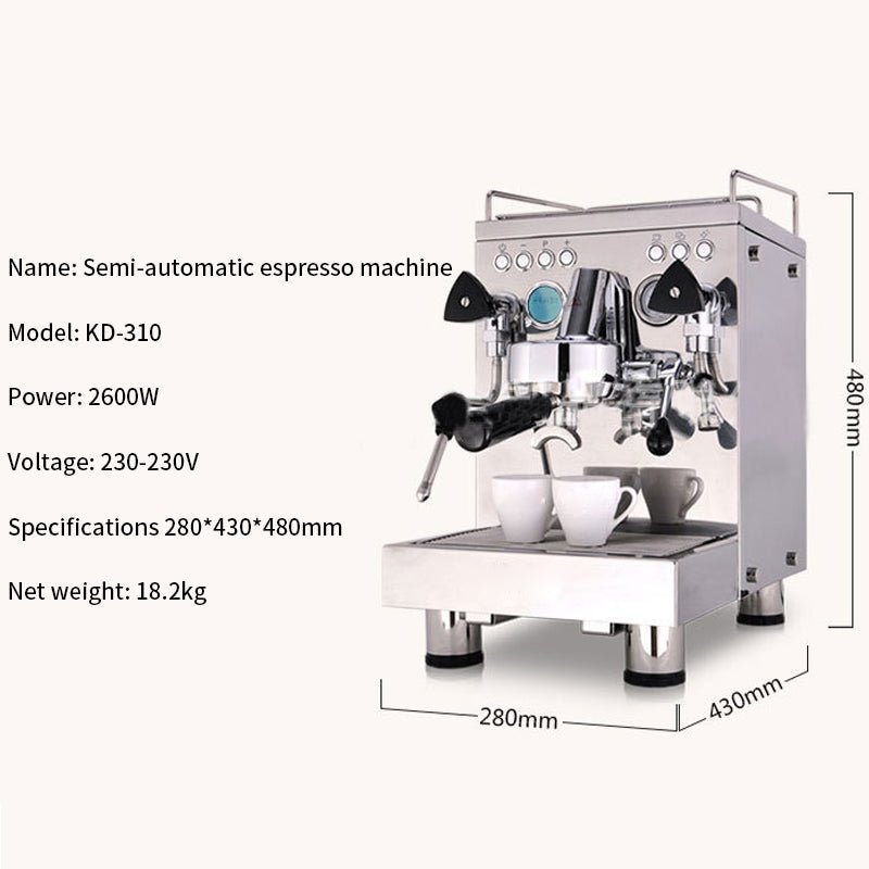 Machine à expresso semi-automatique complète pour usage domestique et professionnel - IVOIRART.COM