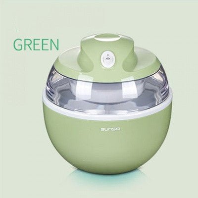 Machine à glace innovante avec puissance 12 W, capacité 500 ml, dimensions 14,3×14,3×16,5 cm pour des desserts maison délicieux - IVOIRART.COM