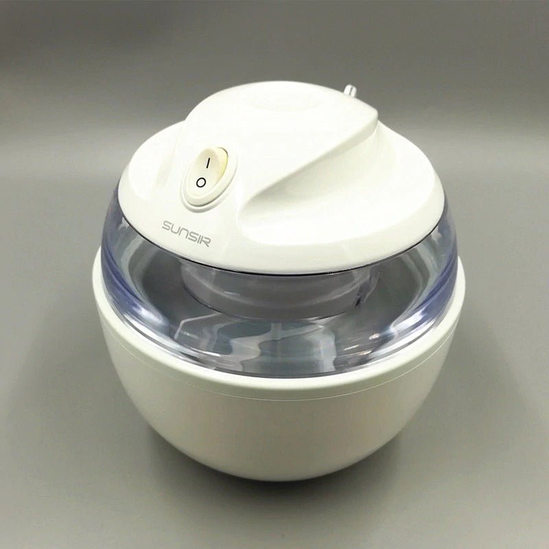 Machine à glace innovante avec puissance 12 W, capacité 500 ml, dimensions 14,3×14,3×16,5 cm pour des desserts maison délicieux - IVOIRART.COM