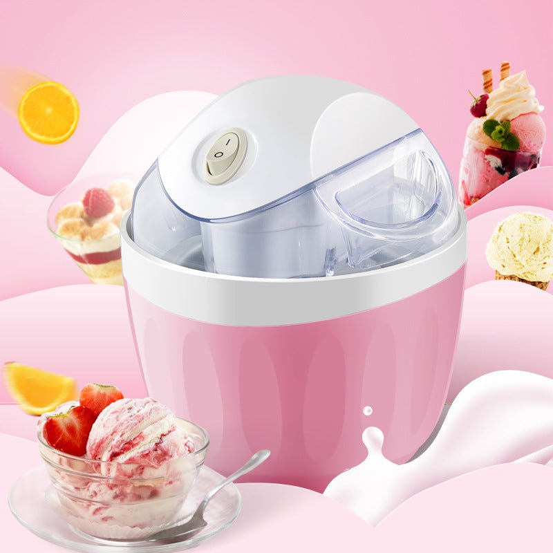 Machine à glace innovante avec puissance 12 W, capacité 500 ml, dimensions 14,3×14,3×16,5 cm pour des desserts maison délicieux - IVOIRART.COM