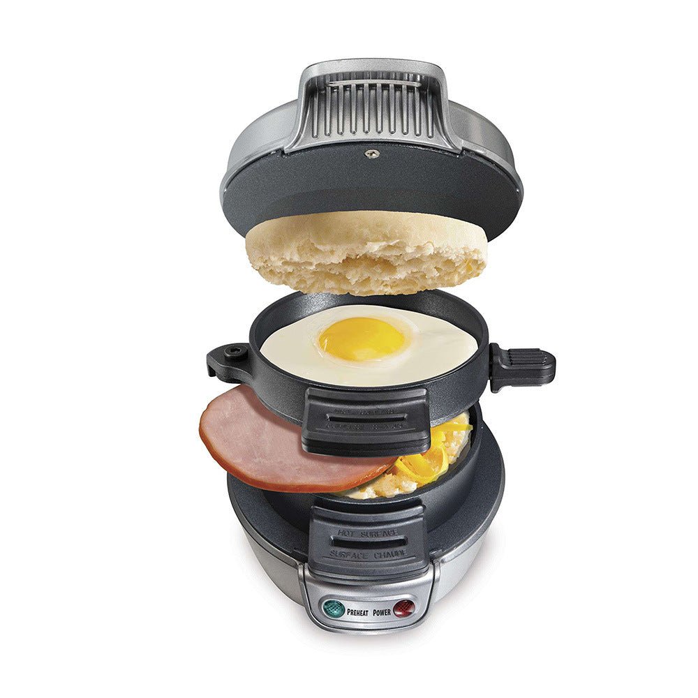 Machine à hamburger 110V, sandwich, grille-pain œuf frit, appareil complet - IVOIRART.COM