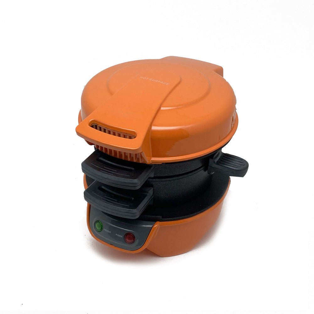 Machine à petit-déjeuner multifonction 4-en-1 pour sandwichs, œufs, pain et gaufres - IVOIRART.COM
