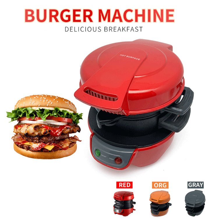 Machine à petit-déjeuner multifonction 4-en-1 pour sandwichs, œufs, pain et gaufres - IVOIRART.COM