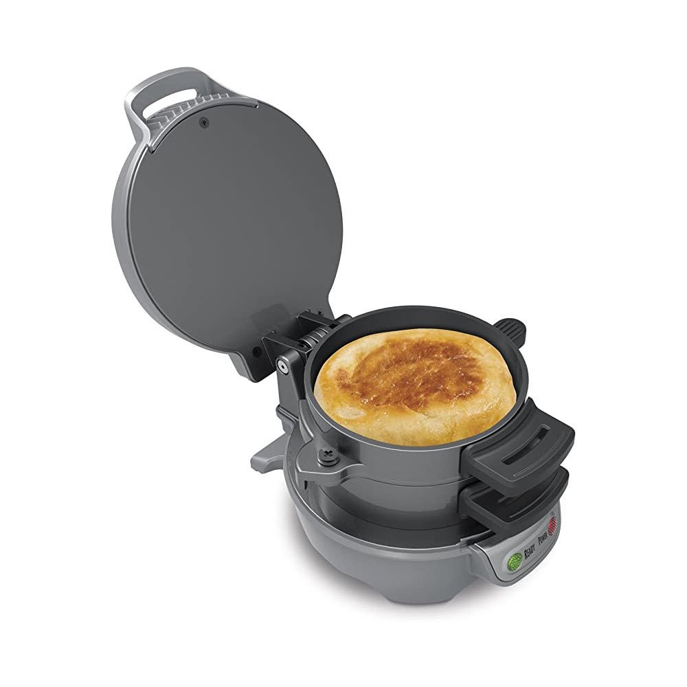 Machine à petit-déjeuner multifonction 4-en-1 pour sandwichs, œufs, pain et gaufres - IVOIRART.COM