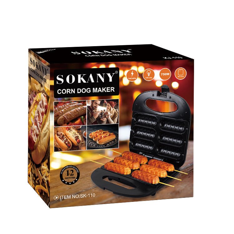 Machine à saucisses avec contrôle automatique de la température, puissance 750 W, couleur noire - IVOIRART.COM