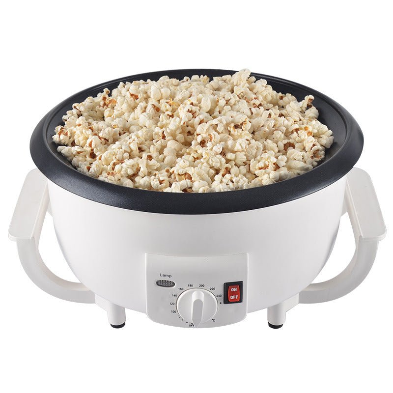 Machine à torréfier les grains de café - capacité 750g, puissance 1 200W, 220-240V, forme oblate blanche - IVOIRART.COM