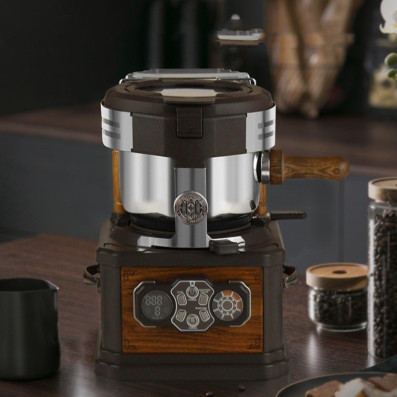 Machine commerciale rétro automatique pour torréfaction de petites fèves 150g 700W - IVOIRART.COM