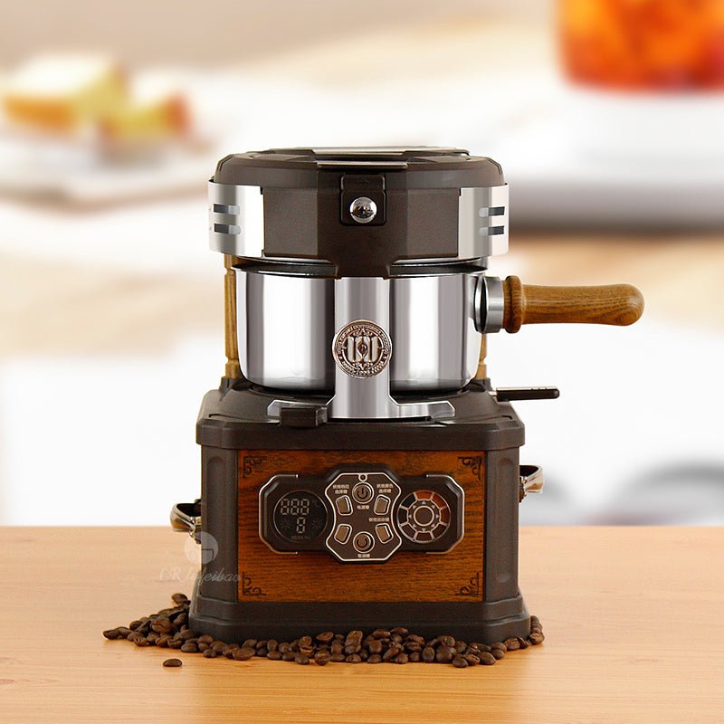 Machine commerciale rétro automatique pour torréfaction de petites fèves 150g 700W - IVOIRART.COM