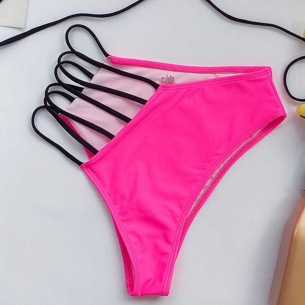 Maillot de bain bikini pour femme, style plage sexy avec coussinets en nylon - IVOIRART.COM