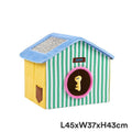 Maison pliable et fermée pour chat, gain de place, chaude et confortable - IVOIRART.COM