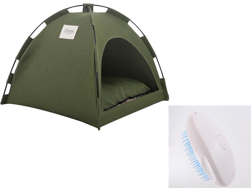 Maisonnette Tente Chat Matelas Rafraîchissant Canapé Camping avec Coussin - IVOIRART.COM
