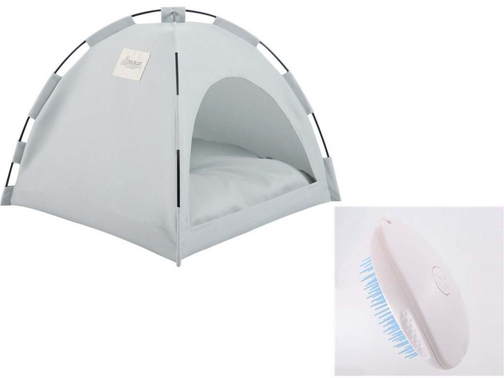 Maisonnette Tente Chat Matelas Rafraîchissant Canapé Camping avec Coussin - IVOIRART.COM