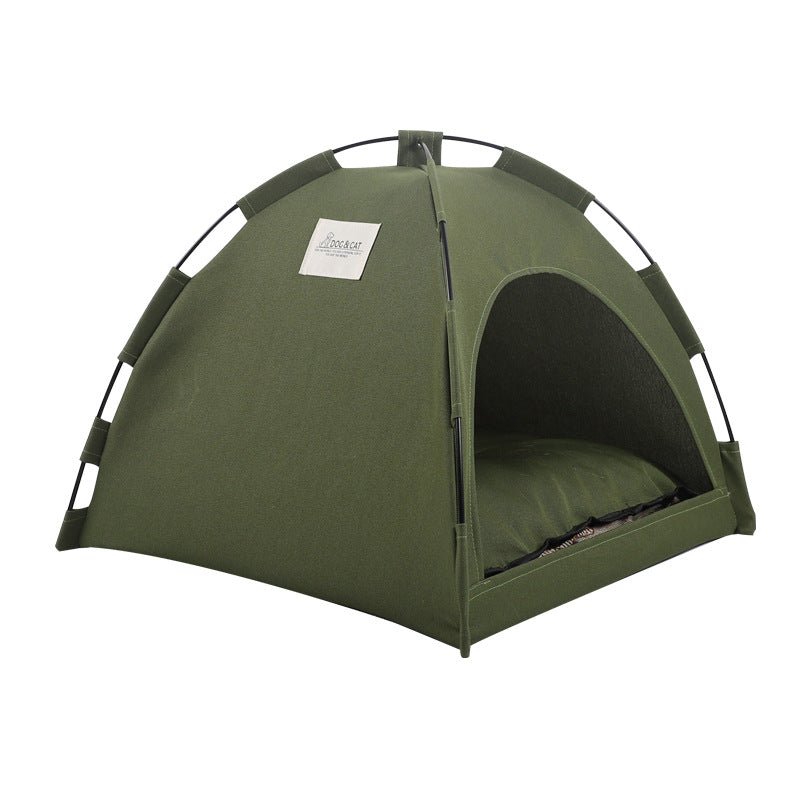 Maisonnette Tente Chat Matelas Rafraîchissant Canapé Camping avec Coussin - IVOIRART.COM