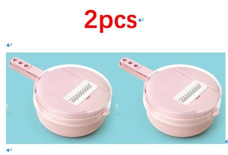 Mandoline 8 en 1 avec économe et panier égouttoir - trancheuse légumes - IVOIRART.COM