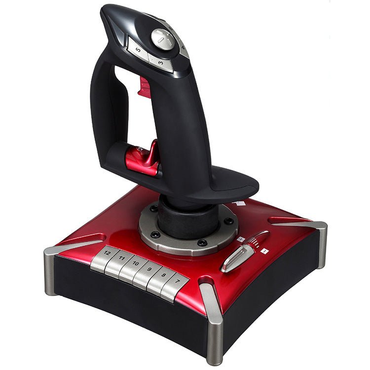 Manette de Contrôle de Simulation de Vol pour Ordinateur USB avec Joystick - IVOIRART.COM