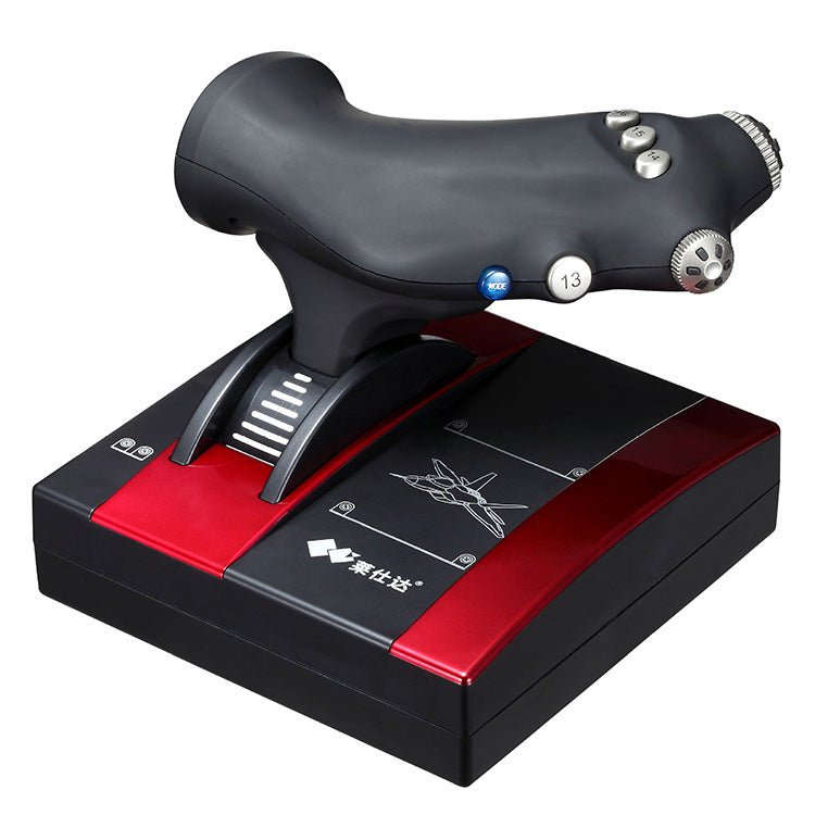 Manette de Contrôle de Simulation de Vol pour Ordinateur USB avec Joystick - IVOIRART.COM