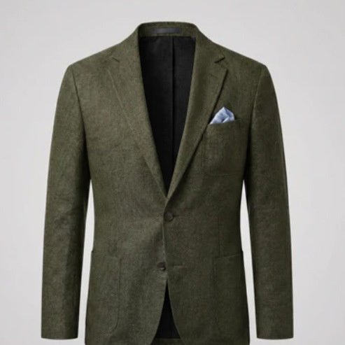 Manteau costume homme style britannique casual pour épanouissement personnel – élégance décontractée - IVOIRART.COM