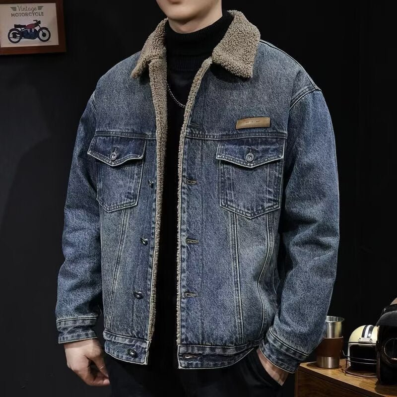 Manteau décontracté matelassé coton velours côtelé pour homme, chaleur et style - IVOIRART.COM