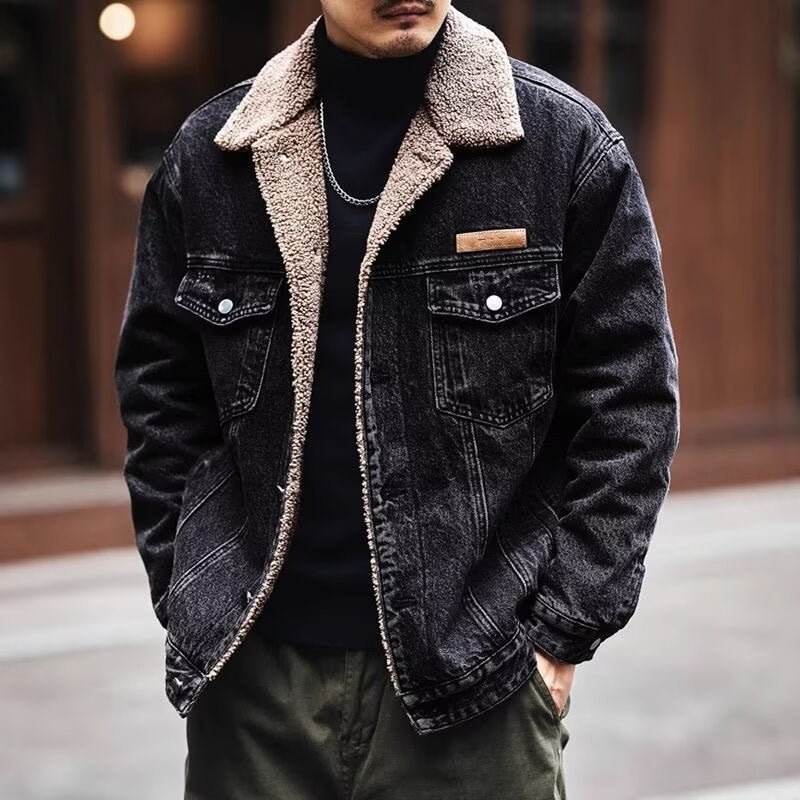 Manteau décontracté matelassé coton velours côtelé pour homme, chaleur et style - IVOIRART.COM