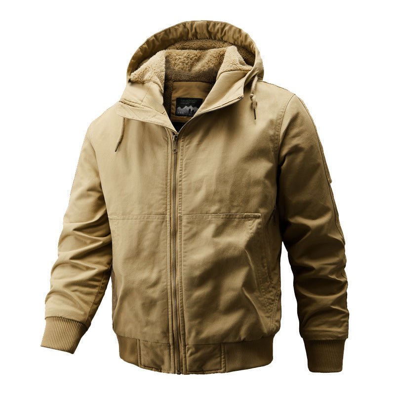 Manteau d'hiver en cachemire pour homme - Veste matelassée grand format 6XL-5XLs - IVOIRART.COM