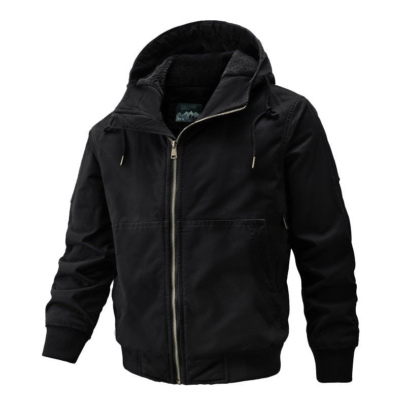 Manteau d'hiver en cachemire pour homme - Veste matelassée grand format 6XL-5XLs - IVOIRART.COM