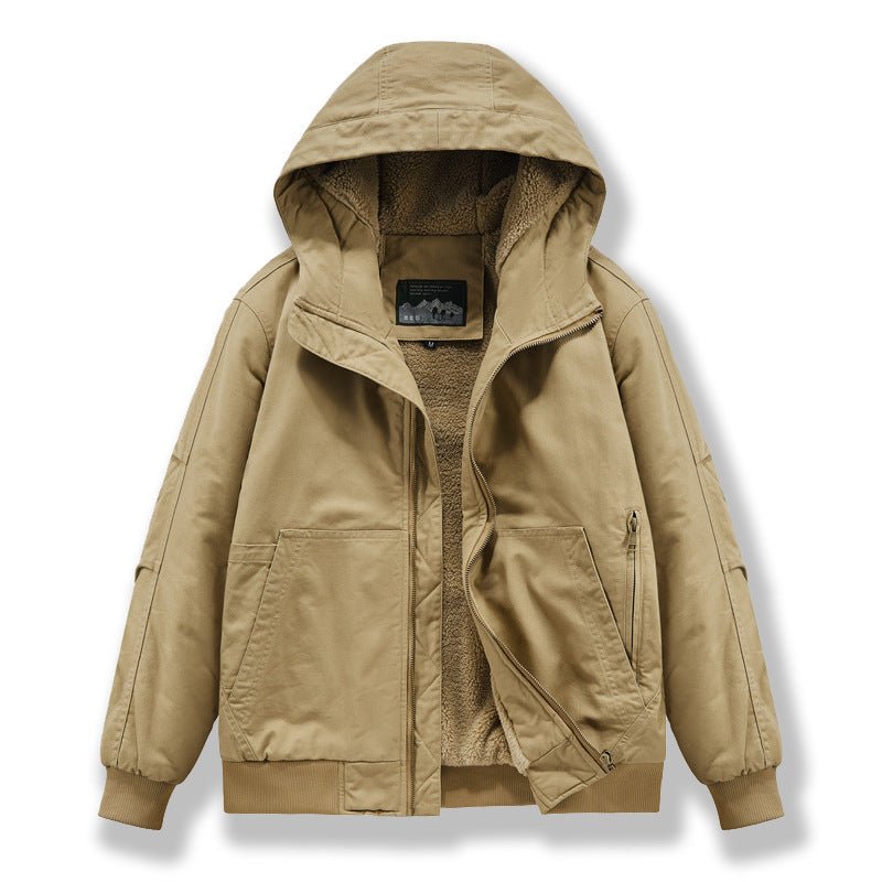 Manteau d'hiver en cachemire pour homme - Veste matelassée grand format 6XL-5XLs - IVOIRART.COM