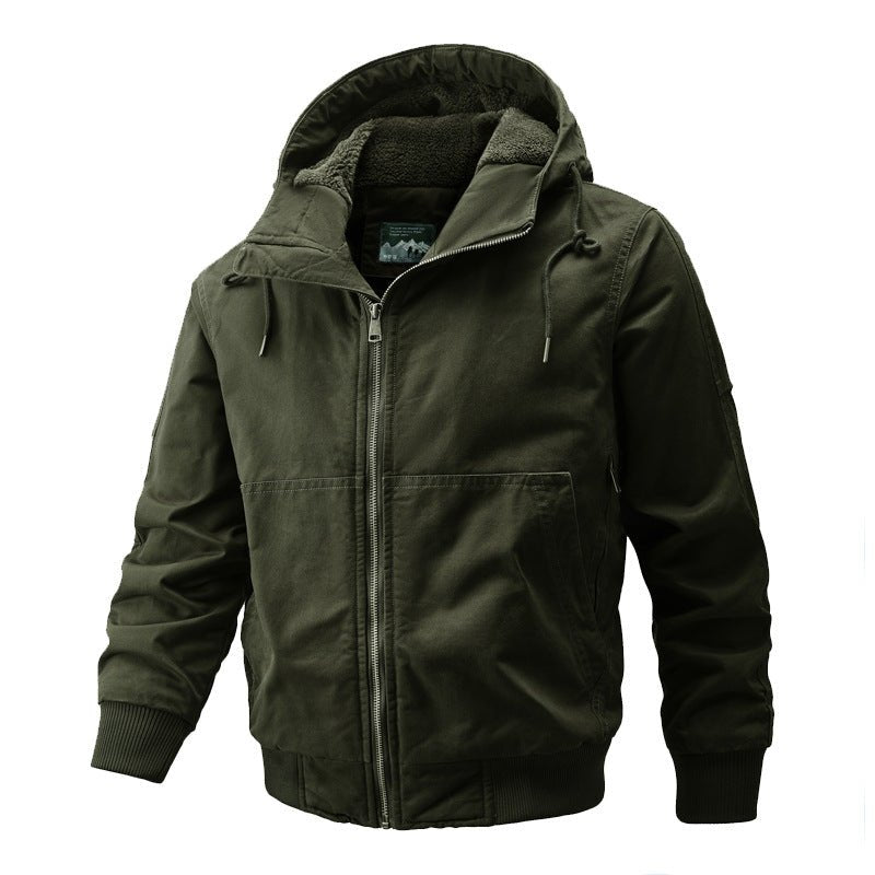 Manteau d'hiver en cachemire pour homme - Veste matelassée grand format 6XL-5XLs - IVOIRART.COM