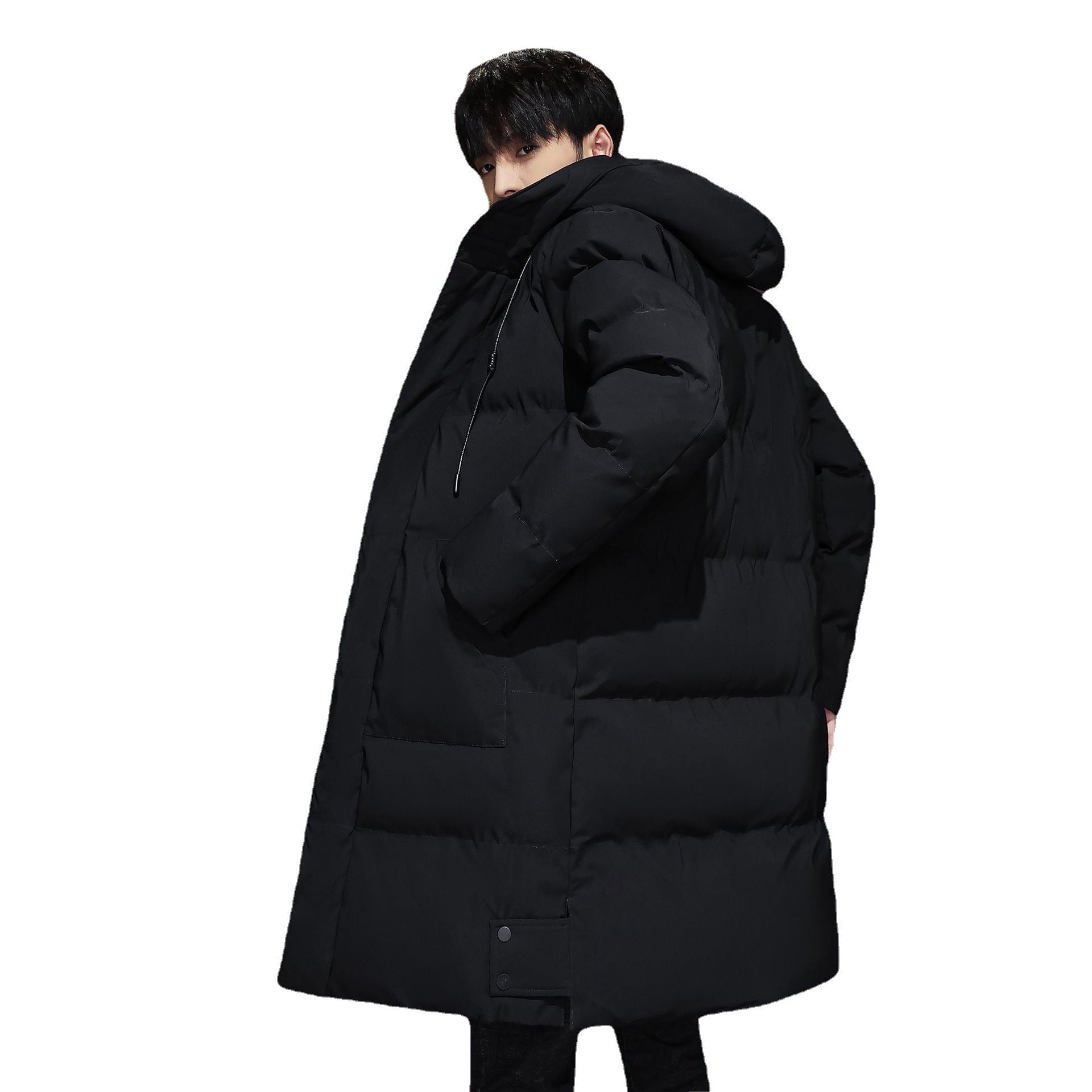 Manteau en coton épais pour hommes, style travail, hiver, mode élégante et masculine - IVOIRART.COM