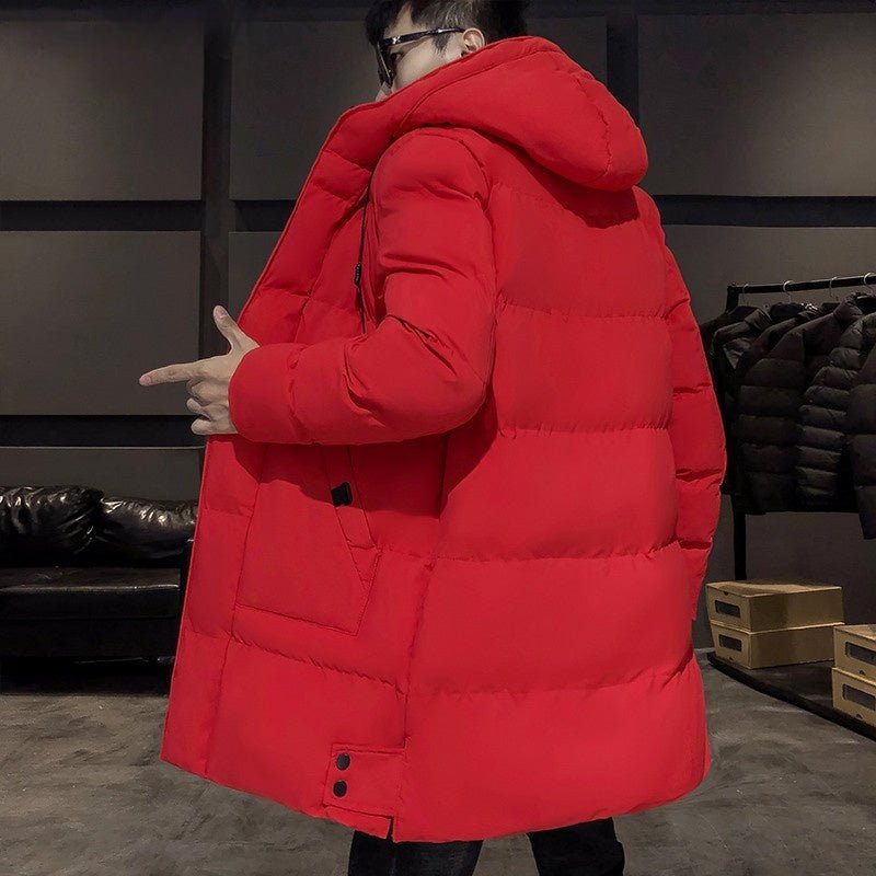 Manteau en coton épais pour hommes, style travail, hiver, mode élégante et masculine - IVOIRART.COM
