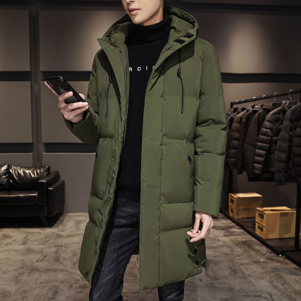 Manteau en coton épais pour hommes, style travail, hiver, mode élégante et masculine - IVOIRART.COM