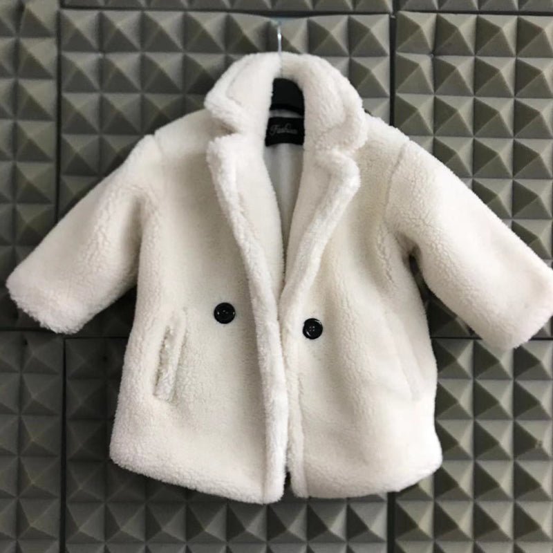 Manteau en Fourrure Épais pour Grands Enfants en Automne et Hiver Chaud - IVOIRART.COM