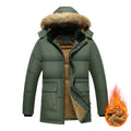 Manteau Matelassé Capuche Isolé Doublé en Polyester Style Classique et Ample - IVOIRART.COM