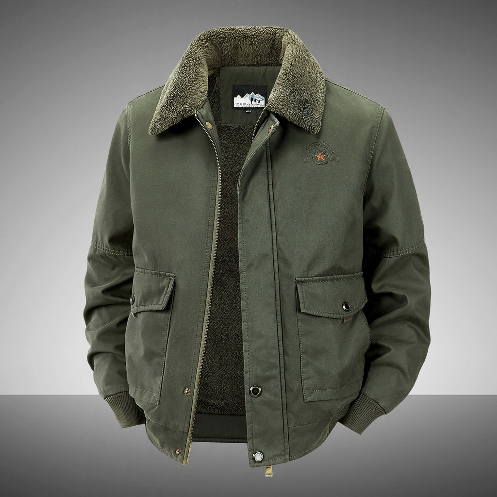 Manteau matelassé décontracté et chaud pour homme en coton, confortable et tendance - IVOIRART.COM