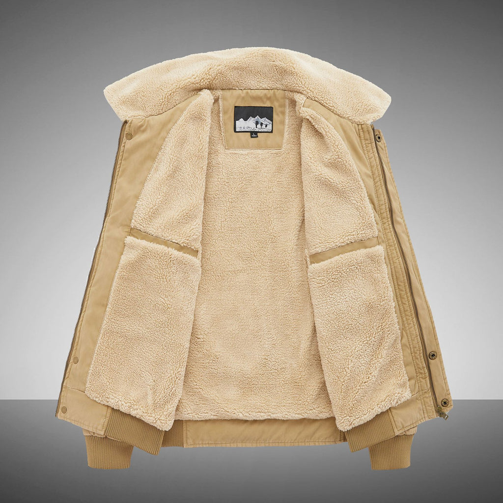 Manteau matelassé décontracté et chaud pour homme en coton, confortable et tendance - IVOIRART.COM