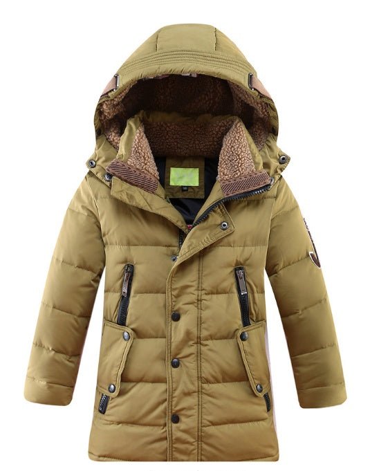 Manteaux d'hiver pour enfants jusqu'à -30° en duvet de canard, épais et chaud - IVOIRART.COM